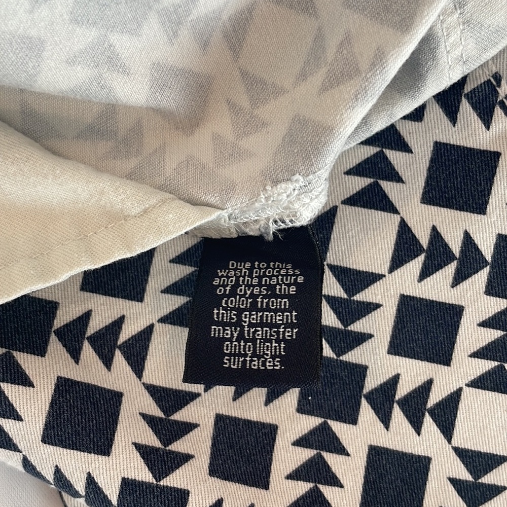 J Crew Toothpick Geometric Pattern Ankle Jeans/Pa… - image 5